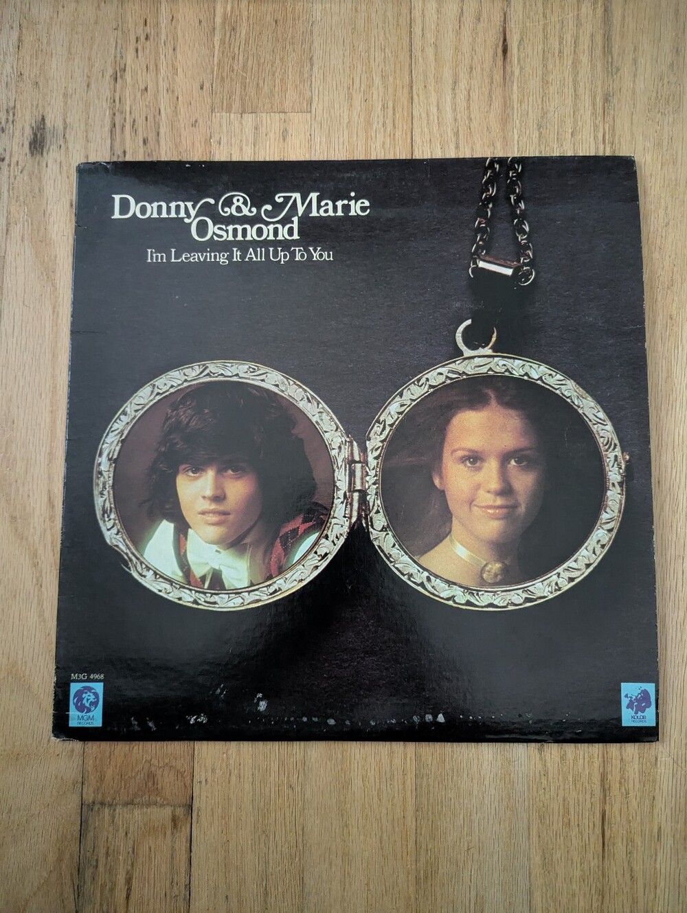 Donny & Marie Osmond I’m Leaving It All Up To You Vinyl LP MGM MG 4968 1974 Reco